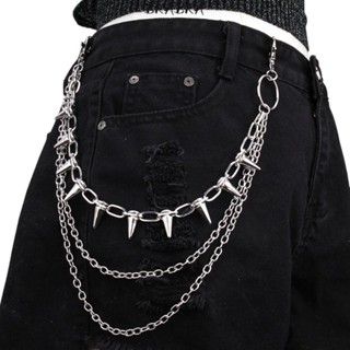 Men'S Fashion Linen Pants - Unisex Hip Hop Punk Rock Metal
