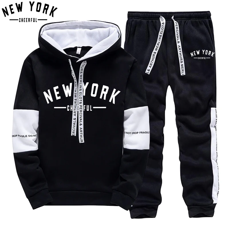 Mens Fashion Urban - Men's Set/Hoodie/Pants Urban Fashion Autumn Casual