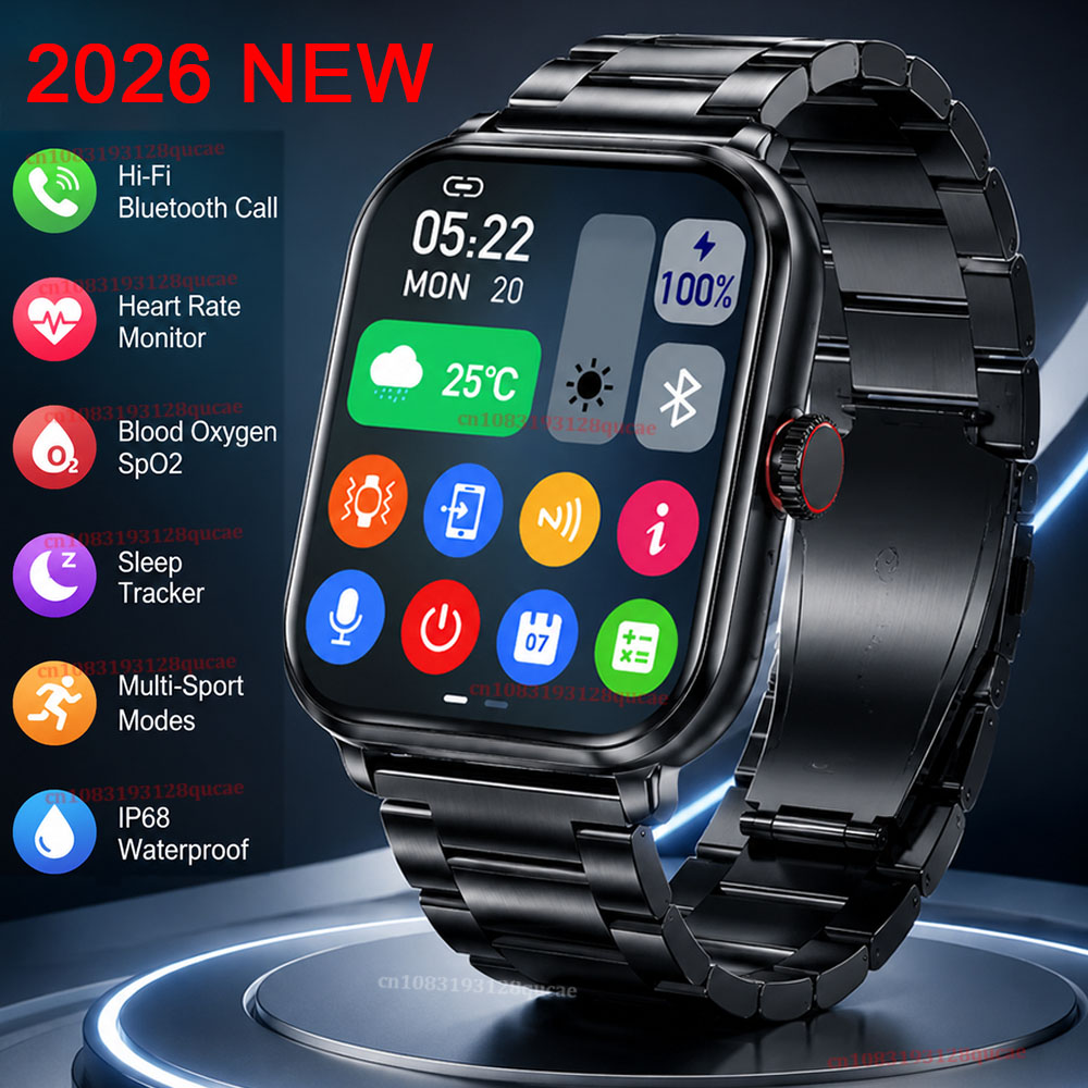 Men'S Fashion Week 2026 - 2026 New Smart Watch 2.01'' HD