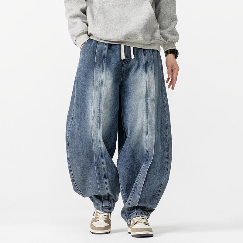 Men'S Fashion Linen Pants - 2025 New Vintage Harem Pants Men