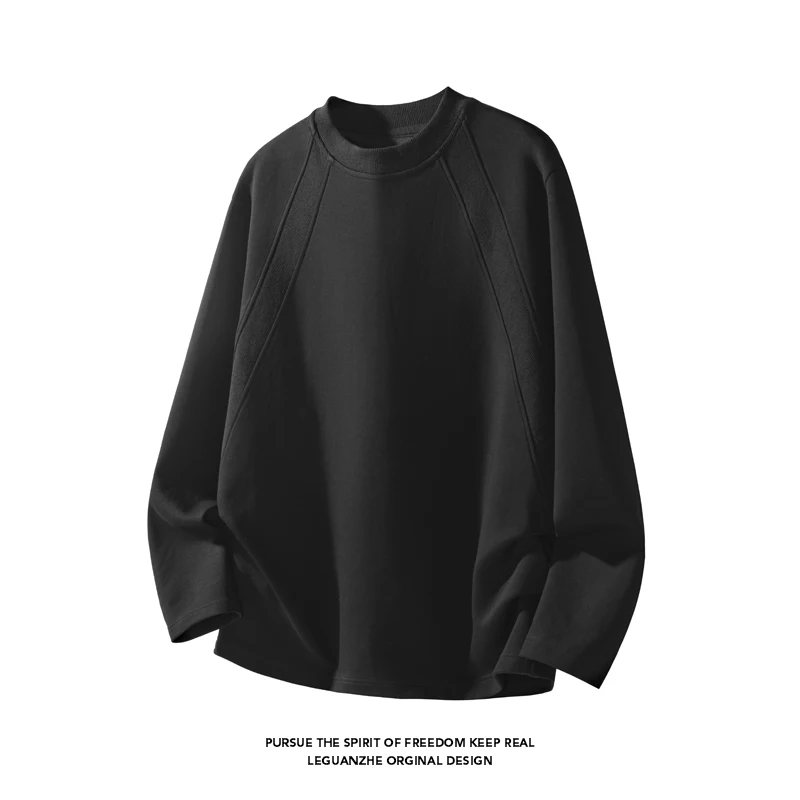 Men'S Fashion And Style - Men Fashion Raglan Seam Crew Neck