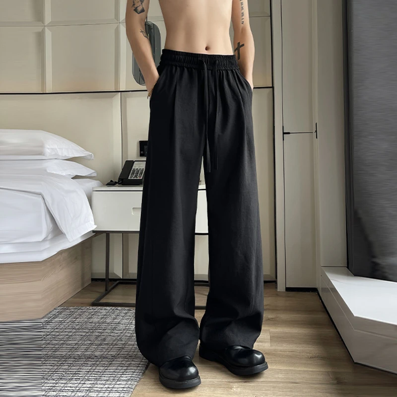 Men'S Fashion Linen Pants - Daily Urban Long Pants Men Elastic