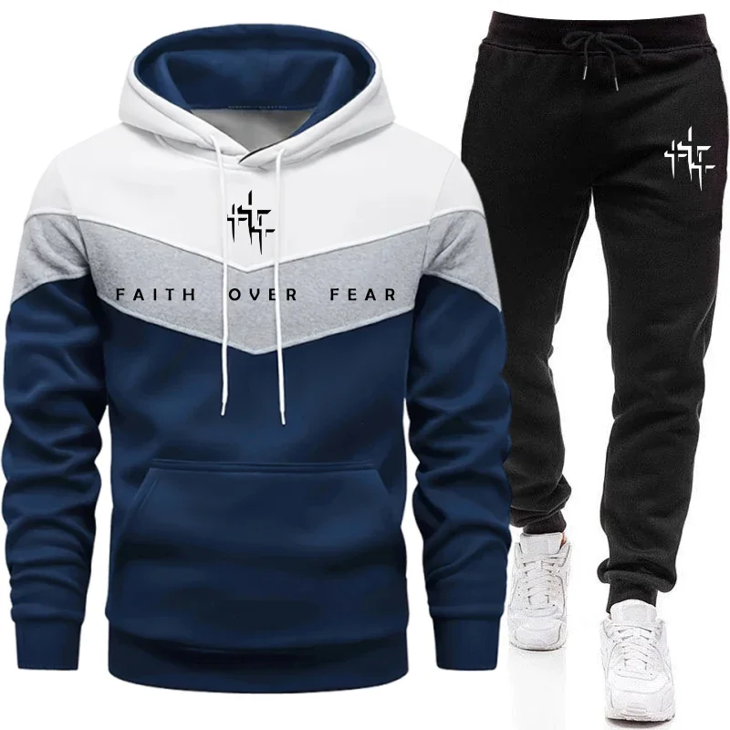 Faith Over Fear Men's Tracksui - Mens Fashion Urban review and price