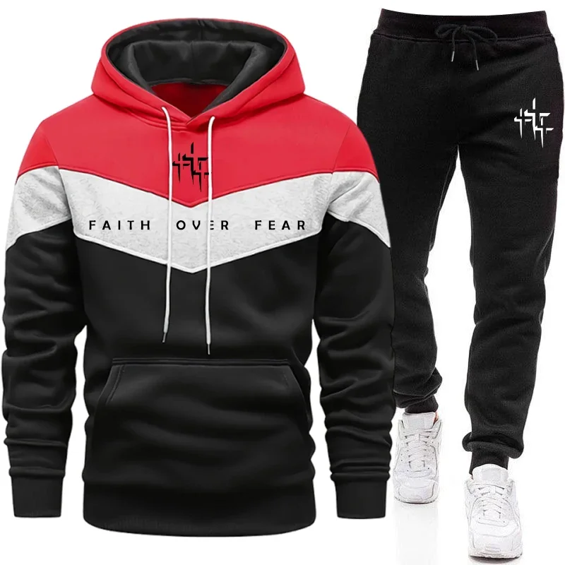 Faith Over Fear Men's Tracksui - Mens Fashion Urban review and price