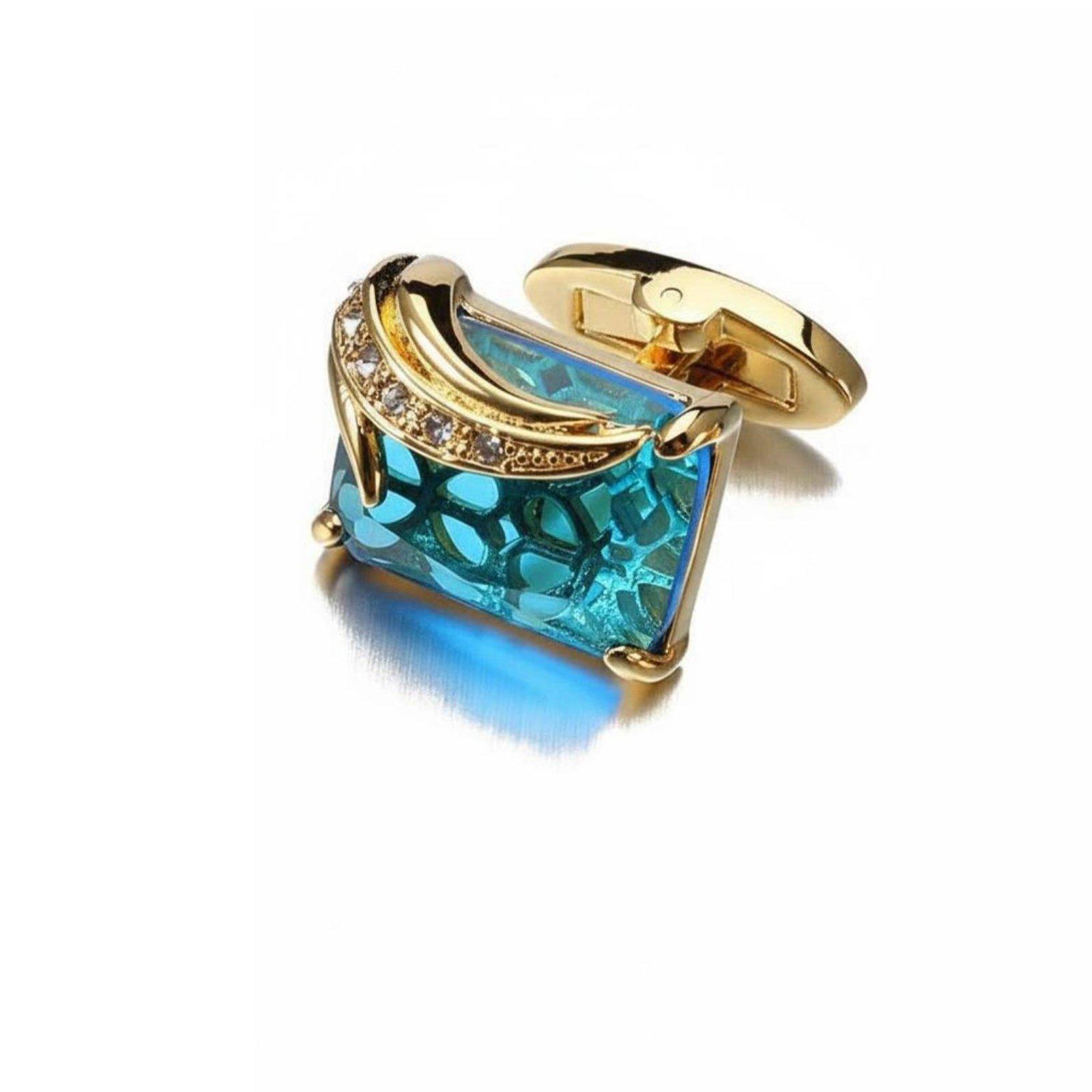Fashion Crystal Men Cufflinks  - Mens Fashion Dress Shirts review and price