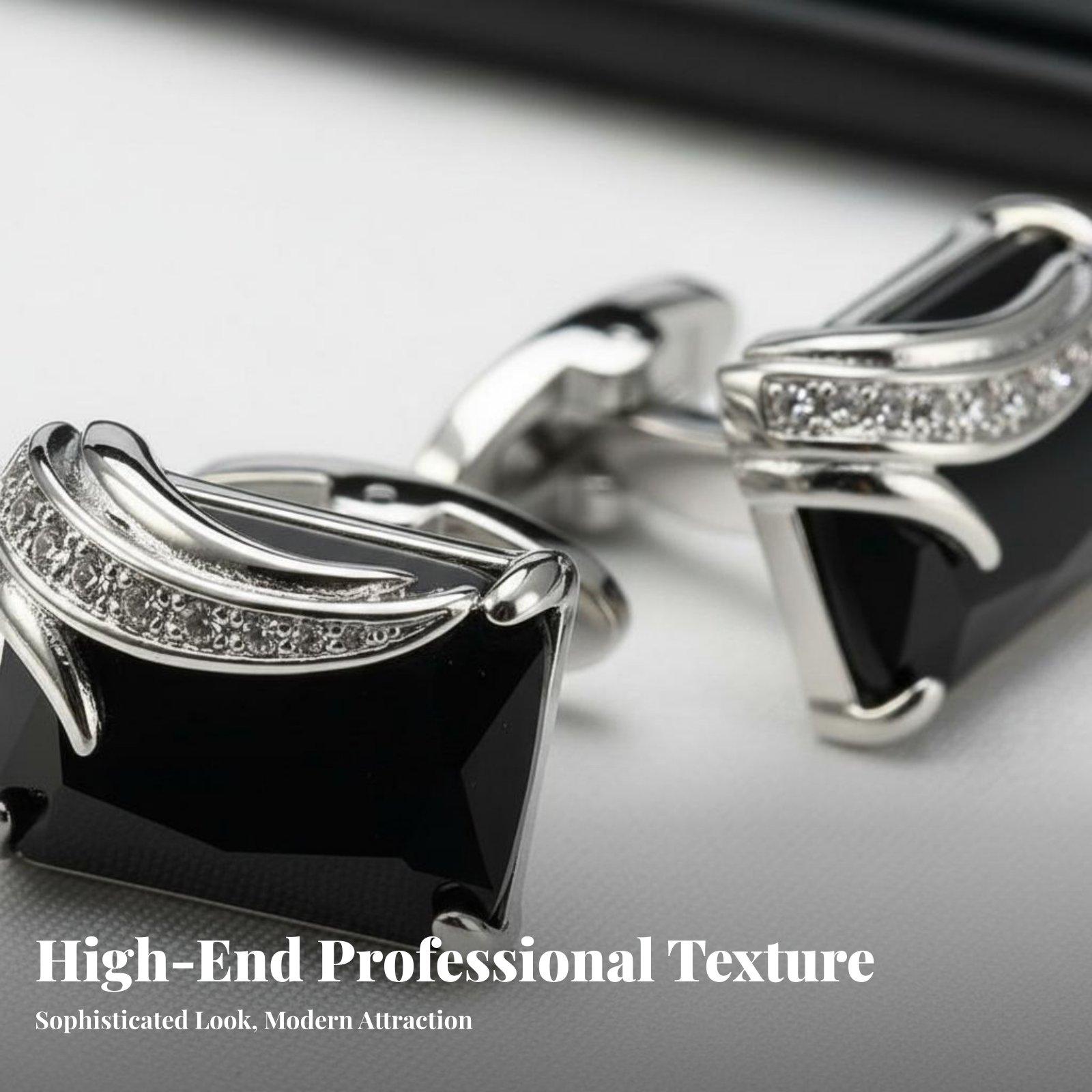 Fashion Crystal Men Cufflinks  - Mens Fashion Dress Shirts review and price