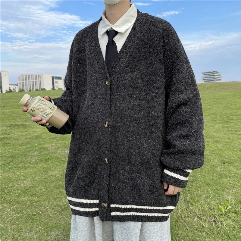 2024 Autumn Winter Lazy Fashio - Men'S Fashion V Neck Sweater review and price