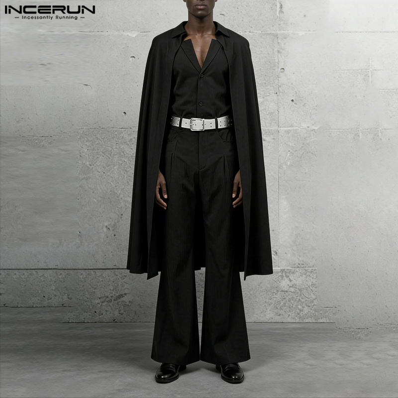 INCERUN Men Sets Solid Color L - Men'S Fashion And Style review and price
