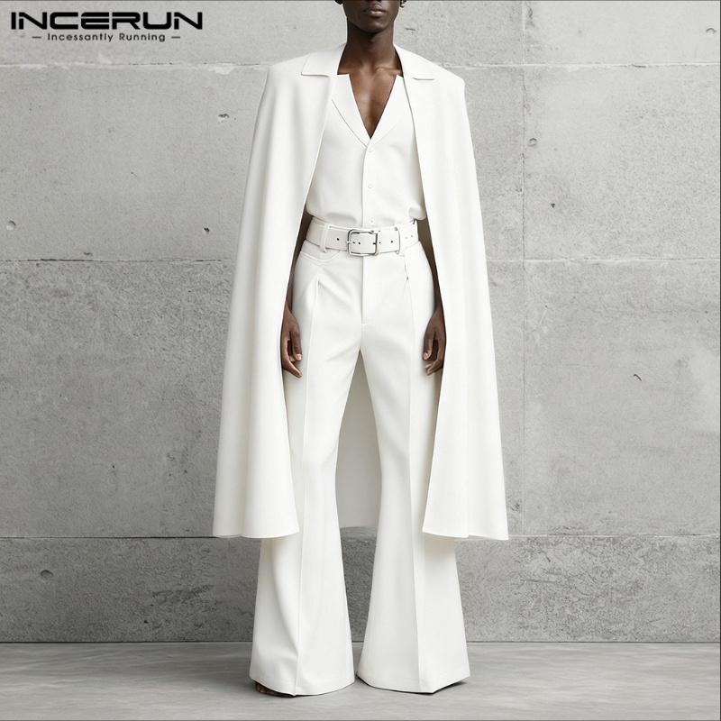 INCERUN Men Sets Solid Color L - Men'S Fashion And Style review and price