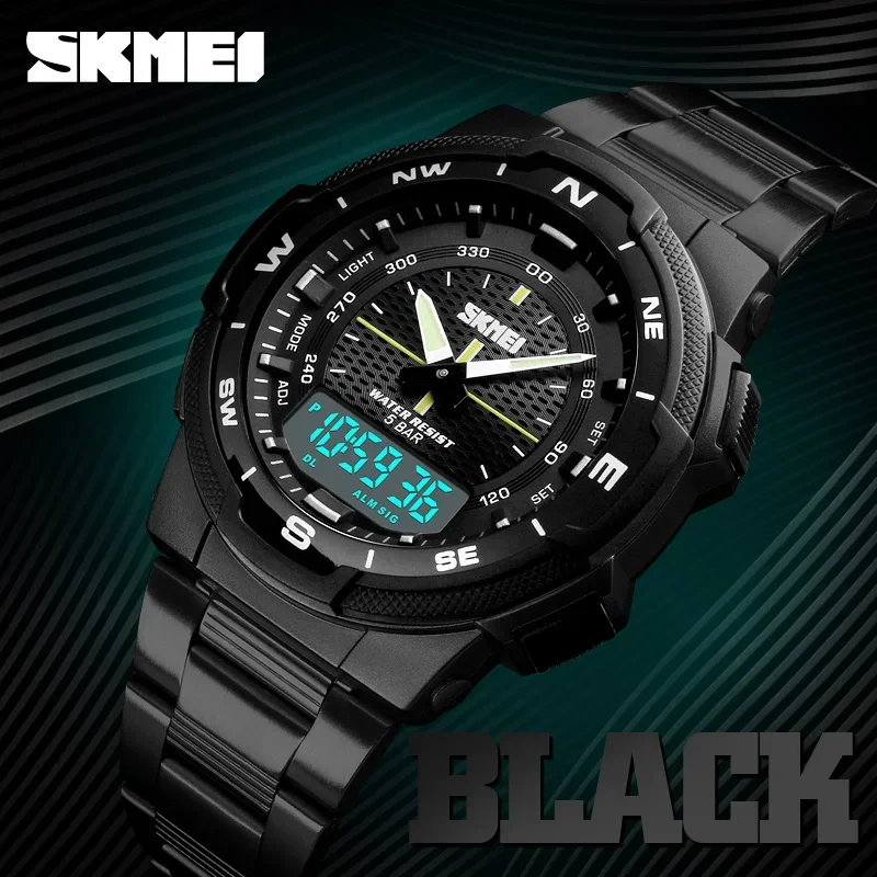 SKMEI 1370 Luxury Full Steel B - Men'S Fashion Zone review and price