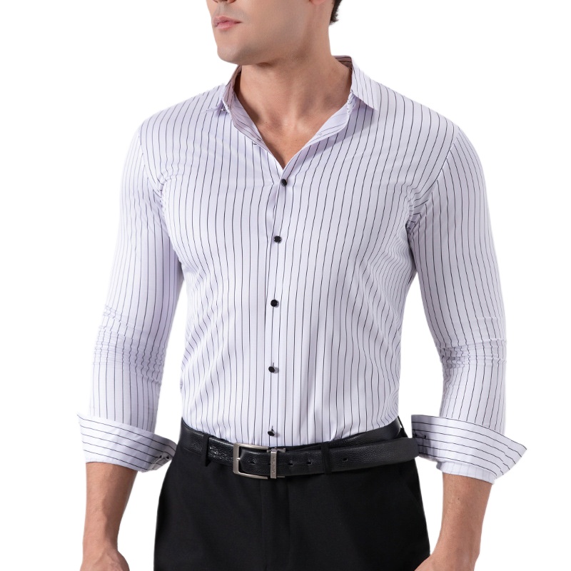 Retro Striped Wrinkle Free Str - Mens Fashion Dress Shirts review and price