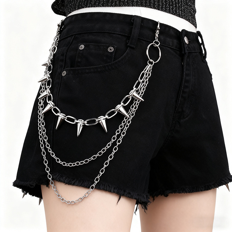 Unisex Hip Hop Punk Rock Metal - Men'S Fashion Linen Pants review and price