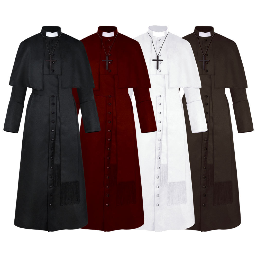 Men's Halloween Priest Costume - Mens Fashion Jumpsuit review and price