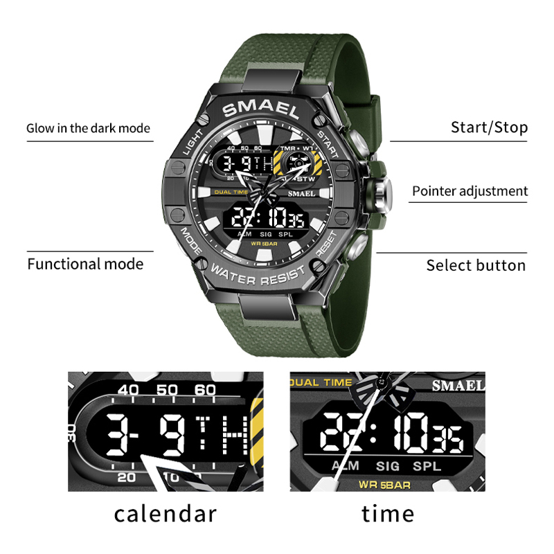 SMAEL Sport Watch for Man Dual - Men'S Fashion Zone review and price