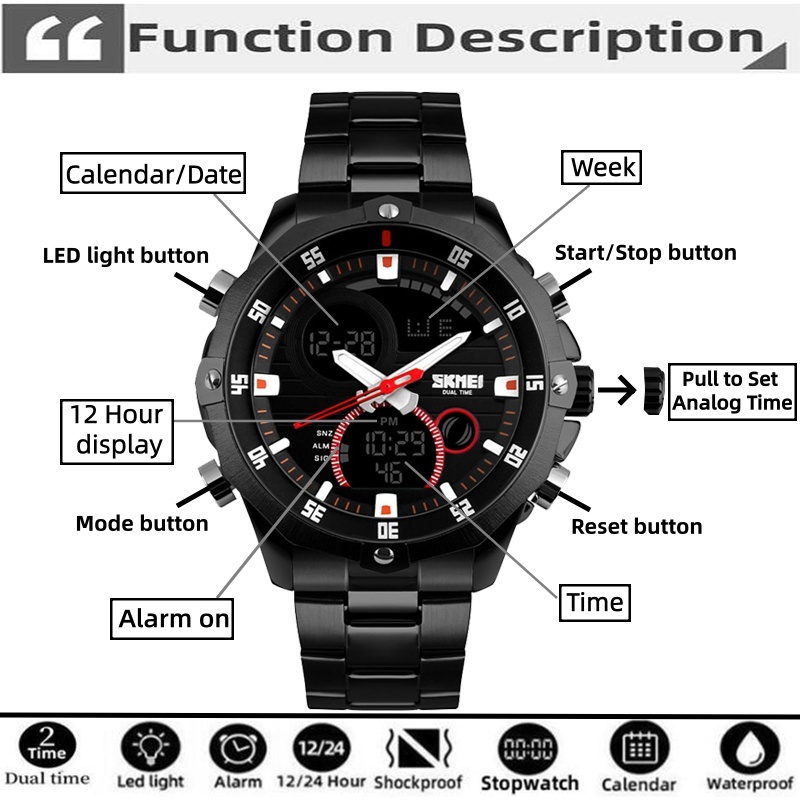 SKMEI 2016 New Watches Men Lux - Men'S Fashion Zone review and price