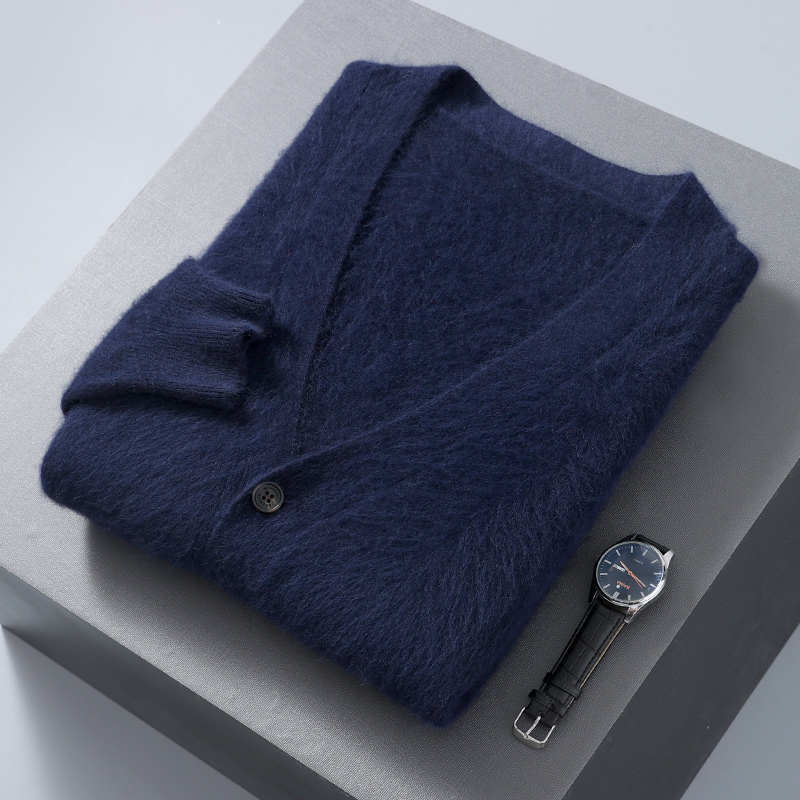 Men's Cardigan Sweater Mink Ve - Men'S Fashion V Neck Sweater review and price