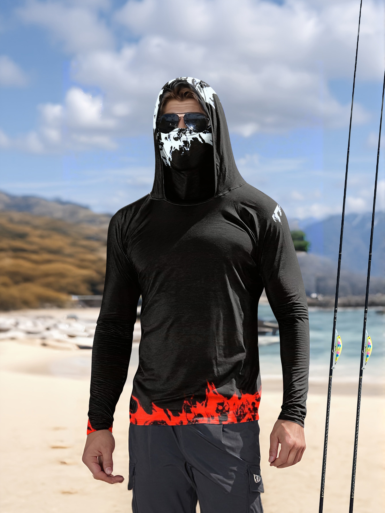 Men Hood Fishing Shirt long sl - Men'S Fashion 2025 review and price