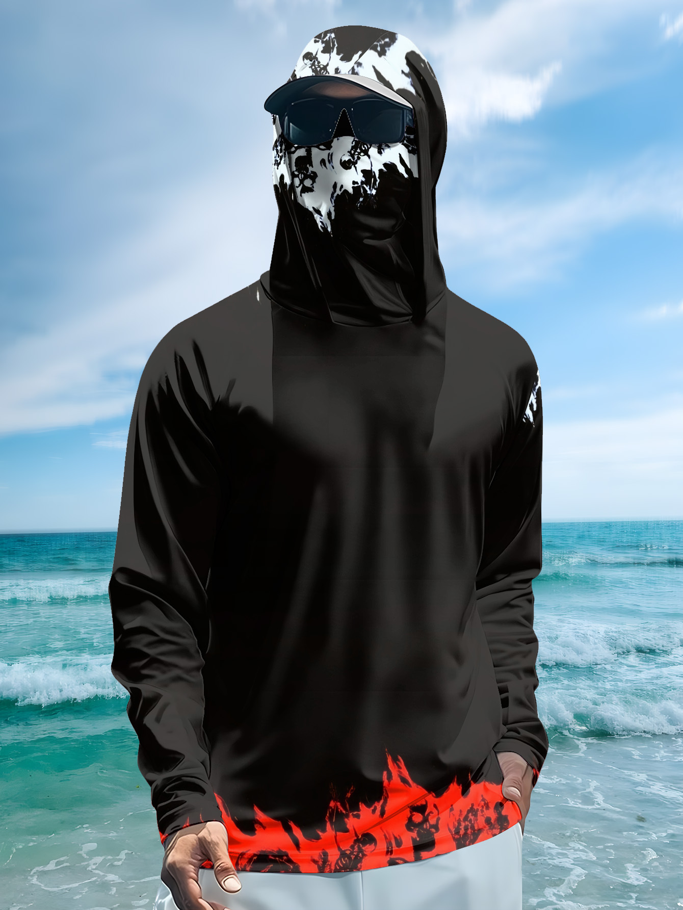 Men Hood Fishing Shirt long sl - Men'S Fashion 2025 review and price