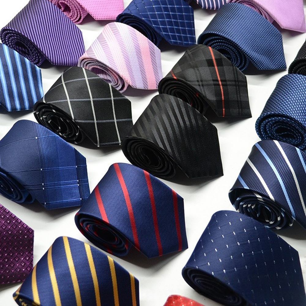 Classic Stripe Necktie Men Bus - Mens Fashion Dress Shirts review and price