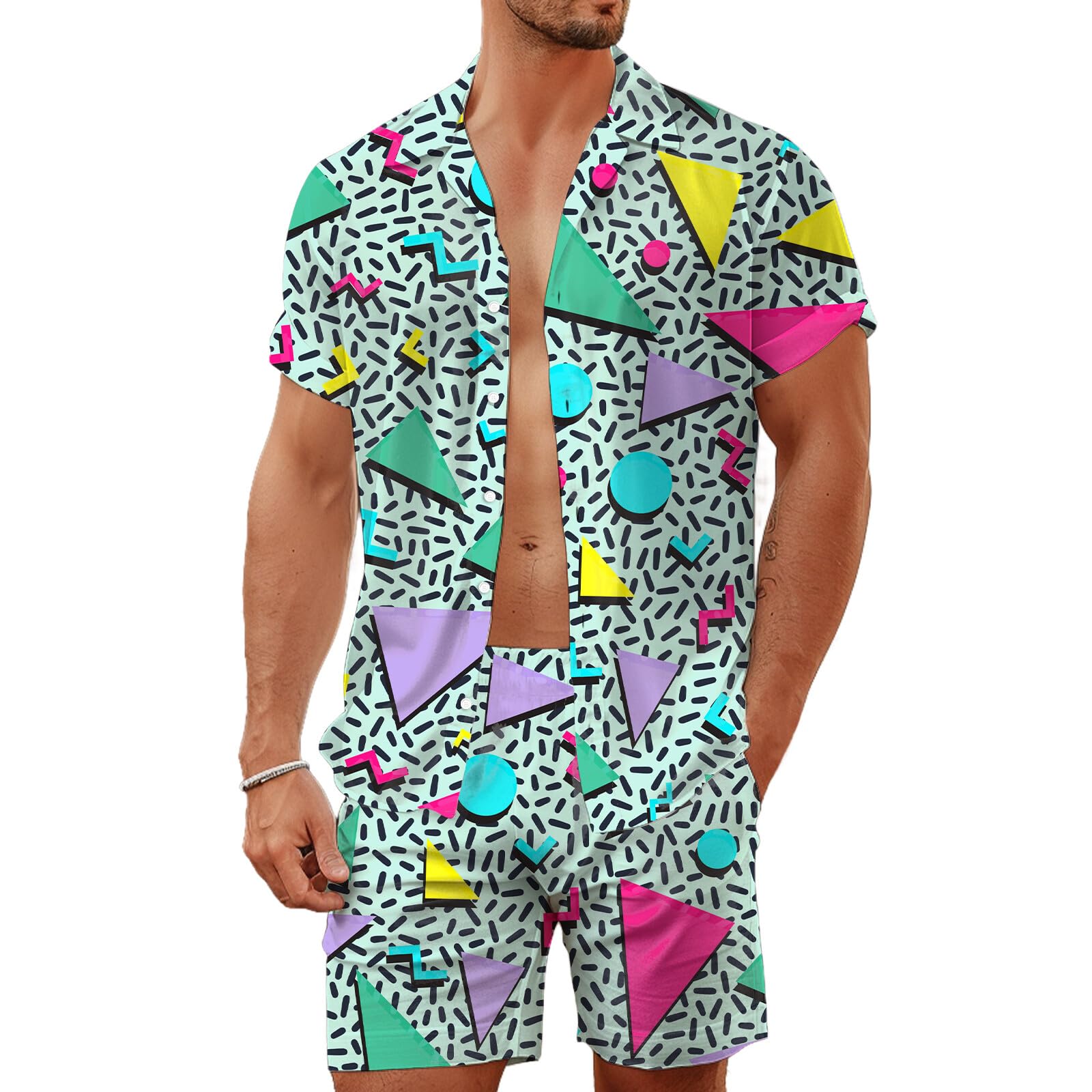 Summer Irregular Geometric 3D  - Men'S Fashion Usa review and price