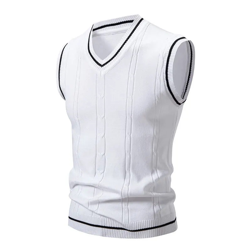 Autumn Men's V Neck Knit Vests - Men'S Fashion V Neck Sweater review and price