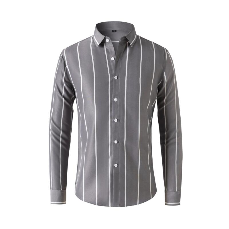 Men's Striped Dress Shirt Long - Mens Fashion Dress Shirts review and price