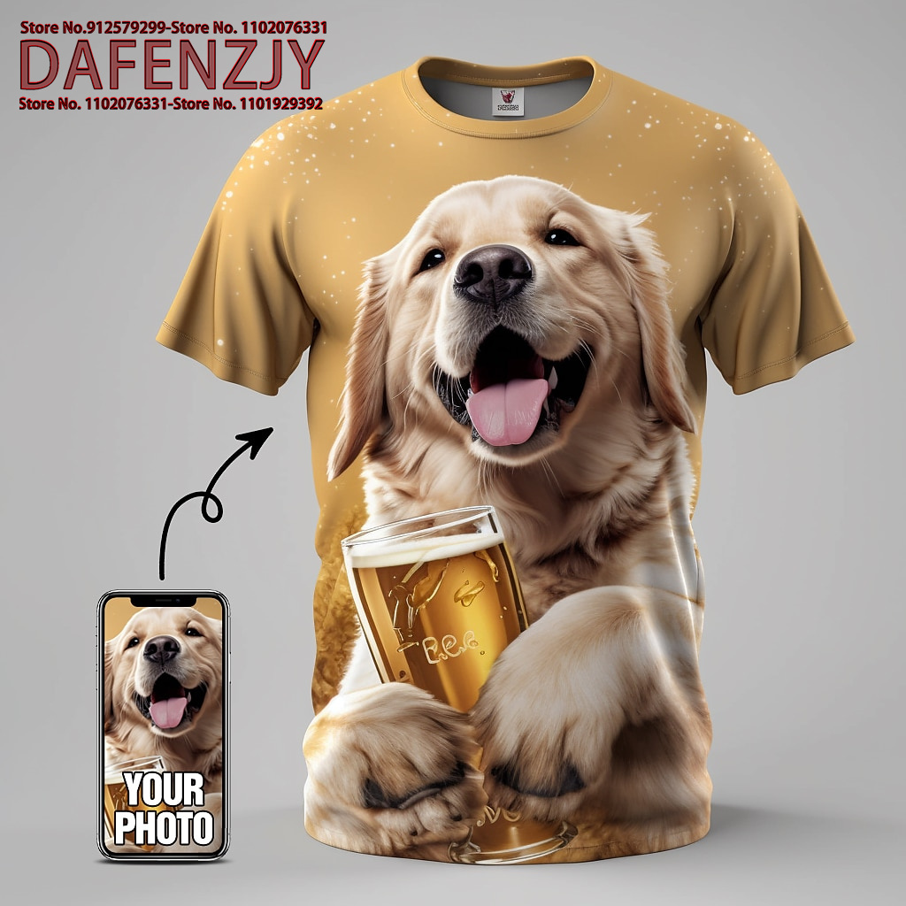 Custom Funny Pet Photo 3D All  - Mens Fashion Dress Shirts review and price