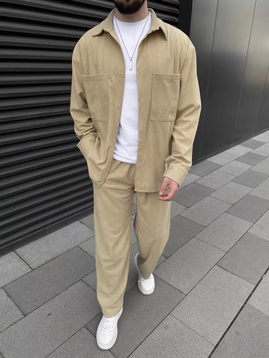 Men's Corduroy Two-Piece Outfi - Men'S Fashion Usa review and price