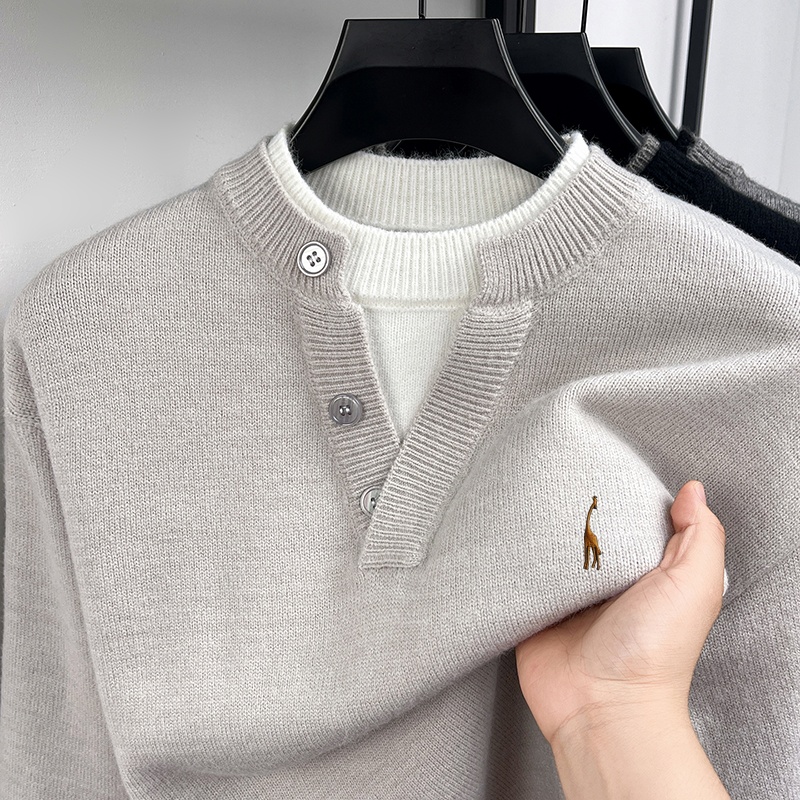 Fashion Trend Men’s Long-Sleev - Men'S Fashion V Neck Sweater review and price