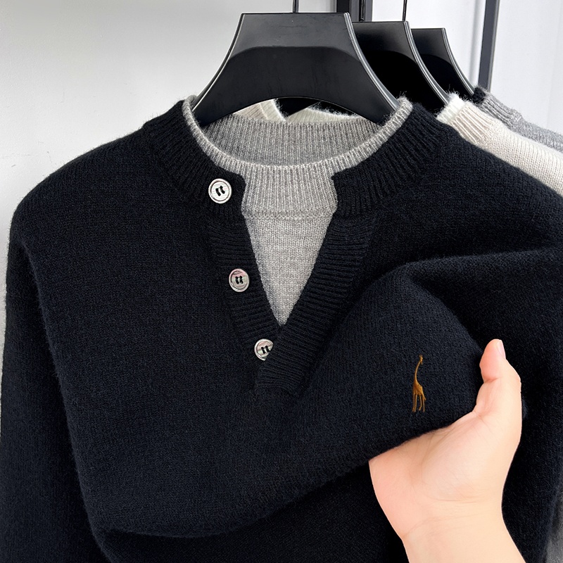 Fashion Trend Men’s Long-Sleev - Men'S Fashion V Neck Sweater review and price