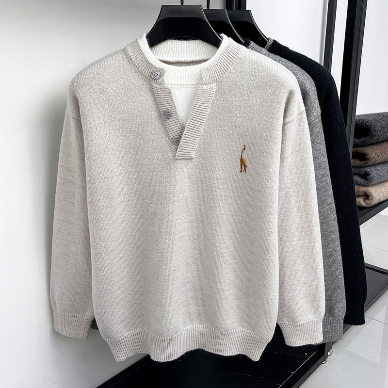 Fashion Trend Men’s Long-Sleev - Men'S Fashion V Neck Sweater review and price