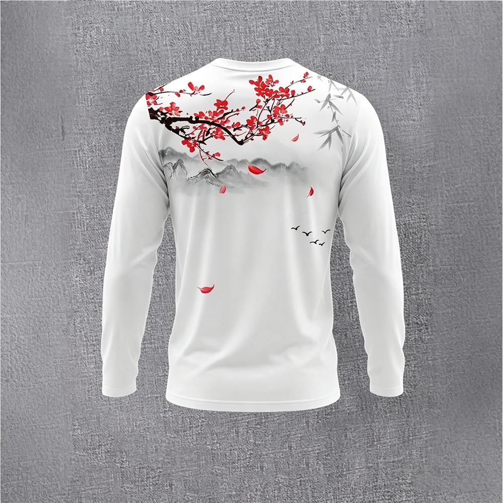Chinese Style Ink Plum Blossom - Men'S Fashion And Style review and price