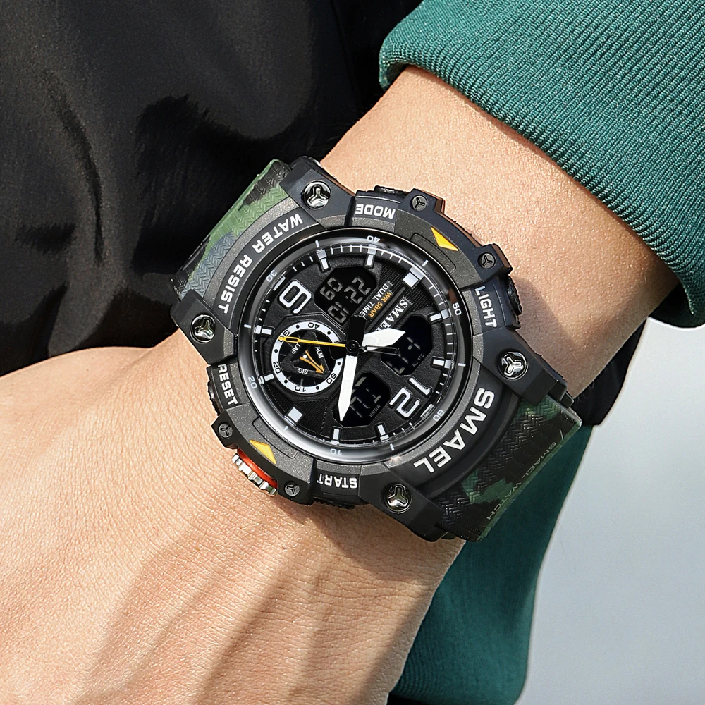 SMAEL Sports Watches Men Camo  - Men'S Fashion Zone review and price