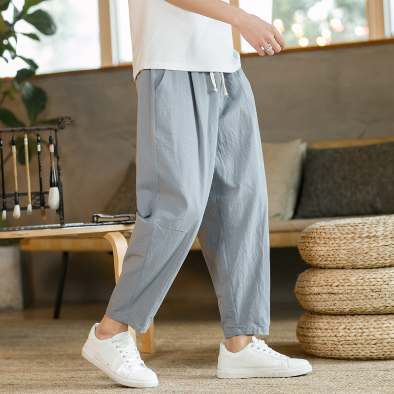 Men's Trousers Cotton Linen Fa - Men'S Fashion Linen Pants review and price
