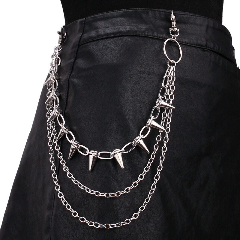 Hip Hop Punk Rock Metal Pants  - Men'S Fashion Linen Pants review and price