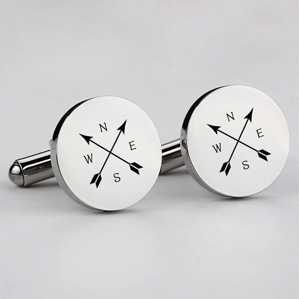 Men Custom Round Engraved Cuff - Mens Fashion Dress Shirts review and price
