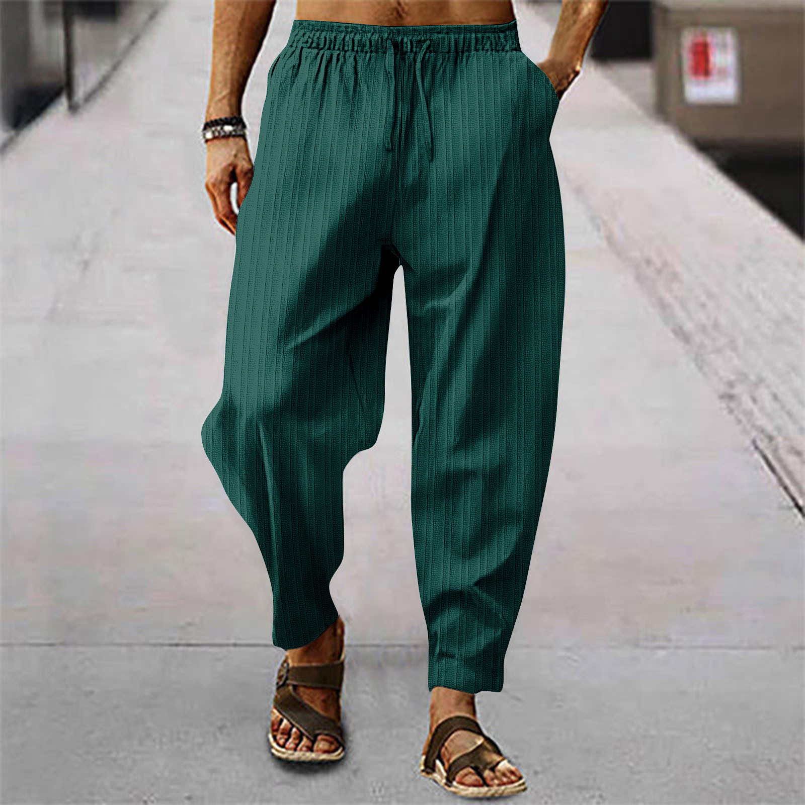 2026 New Fashion Mens Linen Wi - Men'S Fashion Linen Pants review and price