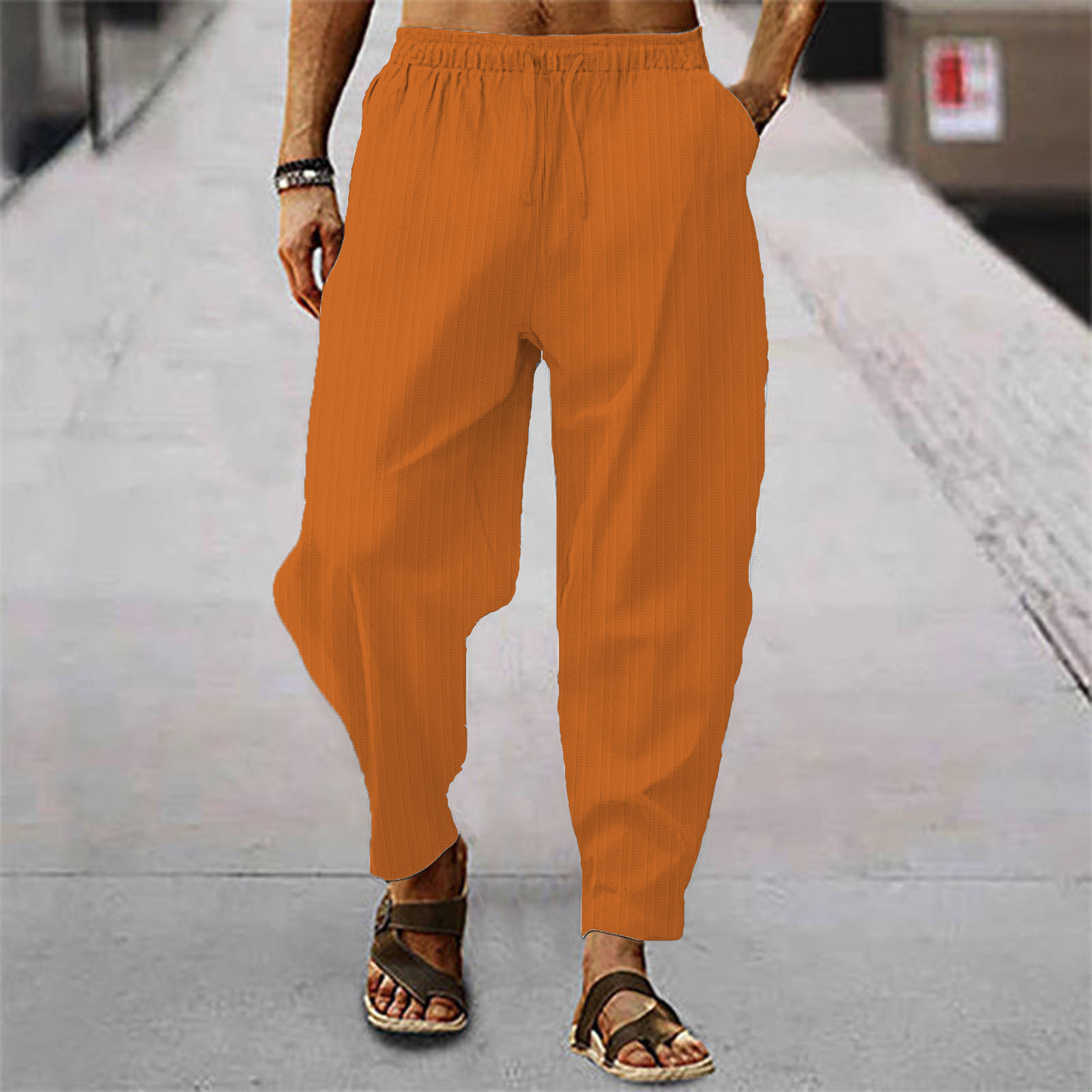 2026 New Fashion Mens Linen Wi - Men'S Fashion Linen Pants review and price