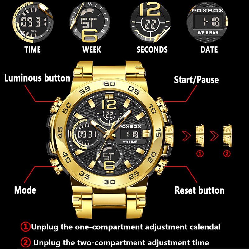 FOXBOX Business Watch Men Fash - Men'S Fashion Zone review and price