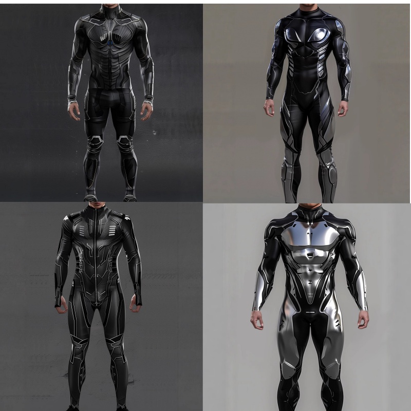Steampunk CyberPunk Futuristic - Mens Fashion Jumpsuit review and price