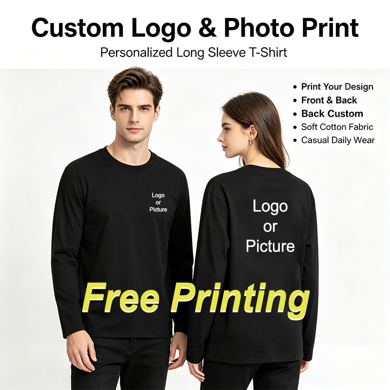 Customized Cotton Long Sleeve  - Mens Fashion Top review and price