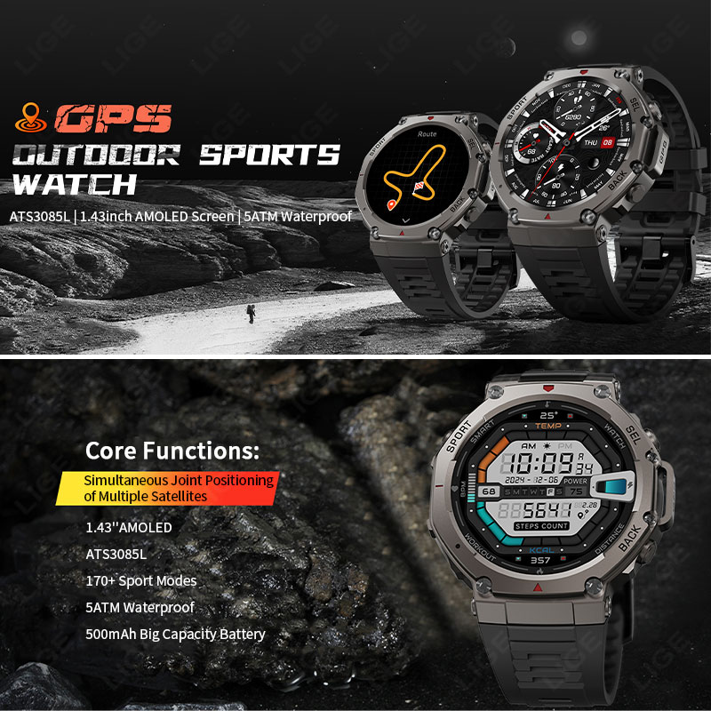 LIGE Military Grade GPS Smart  - Men'S Fashion Week 2026 review and price