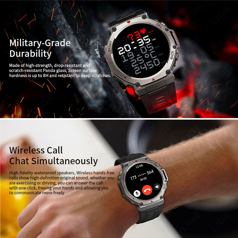 LIGE Military Grade GPS Smart  - Men'S Fashion Week 2026 review and price