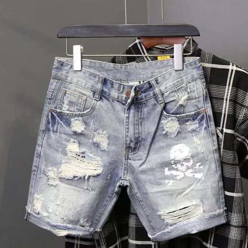 Summer Men's Worn Bead Hole Be - Men'S Fashion Linen Pants review and price