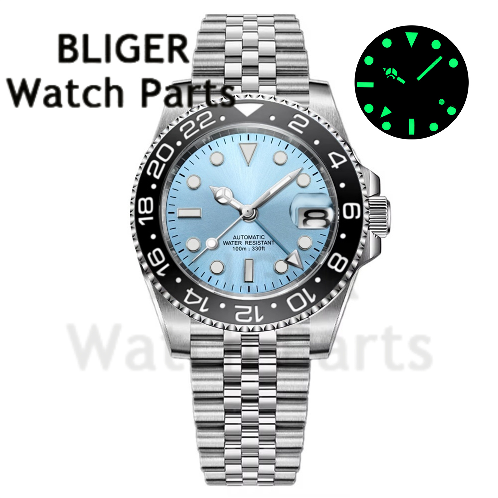 Custom Fashion GMT 40mm Men NH - Men'S Fashion Zone review and price