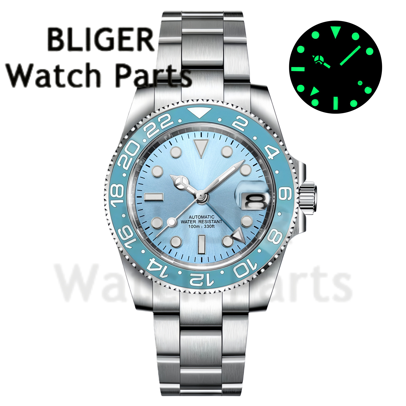 Custom Fashion GMT 40mm Men NH - Men'S Fashion Zone review and price