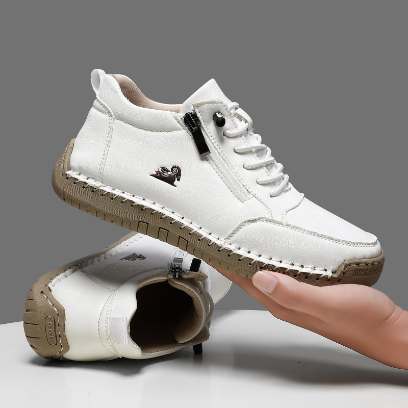 Women's Sneakers Handmade Leat - Mens Fashion Modern review and price