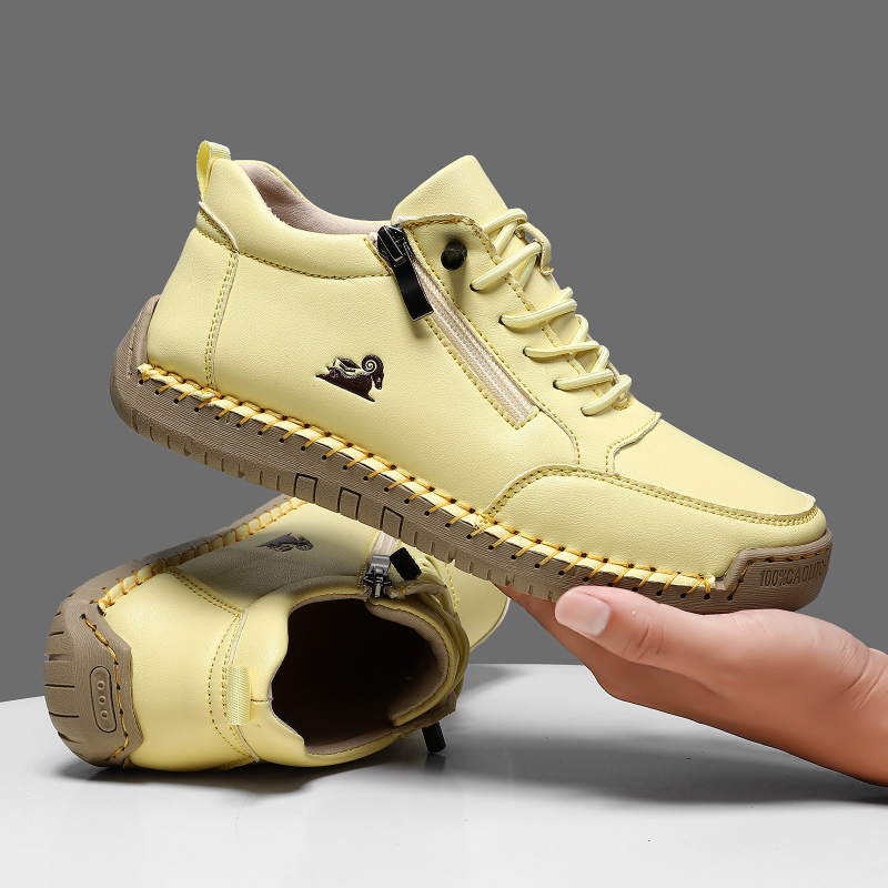 Women's Sneakers Handmade Leat - Mens Fashion Modern review and price