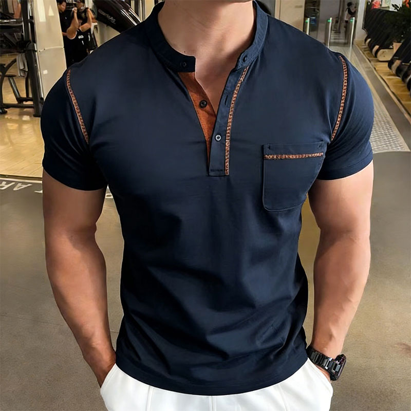 New Summer Men's Henry Collar  - Men'S Fashion And Style review and price