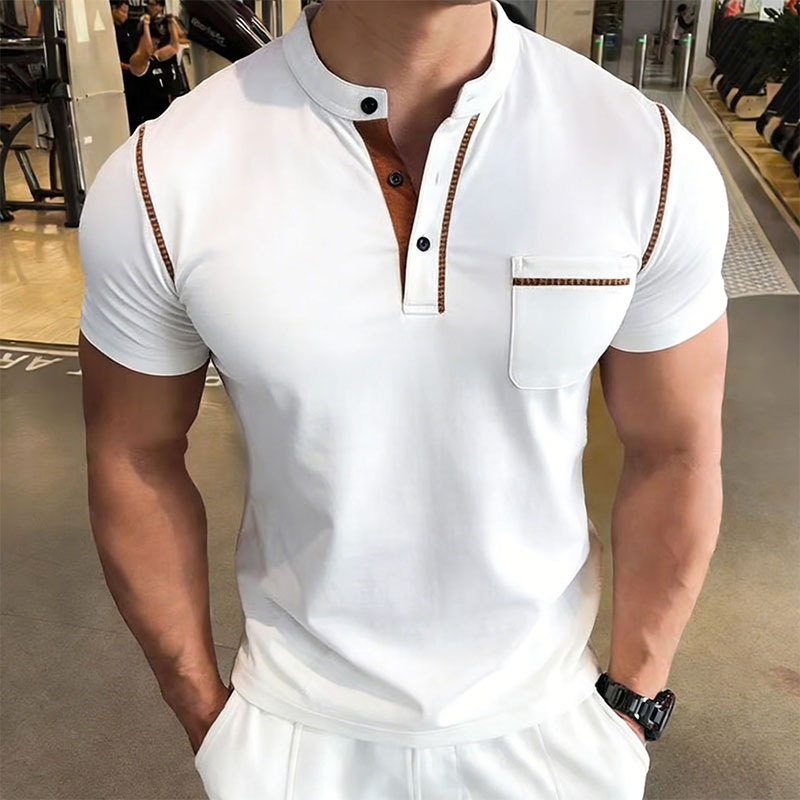 New Summer Men's Henry Collar  - Men'S Fashion And Style review and price